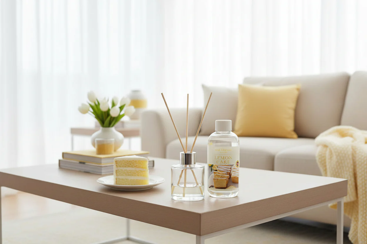 Wax Lyrical England 200ml Reed Diffuser Refill - Lemon Cake - Image 2