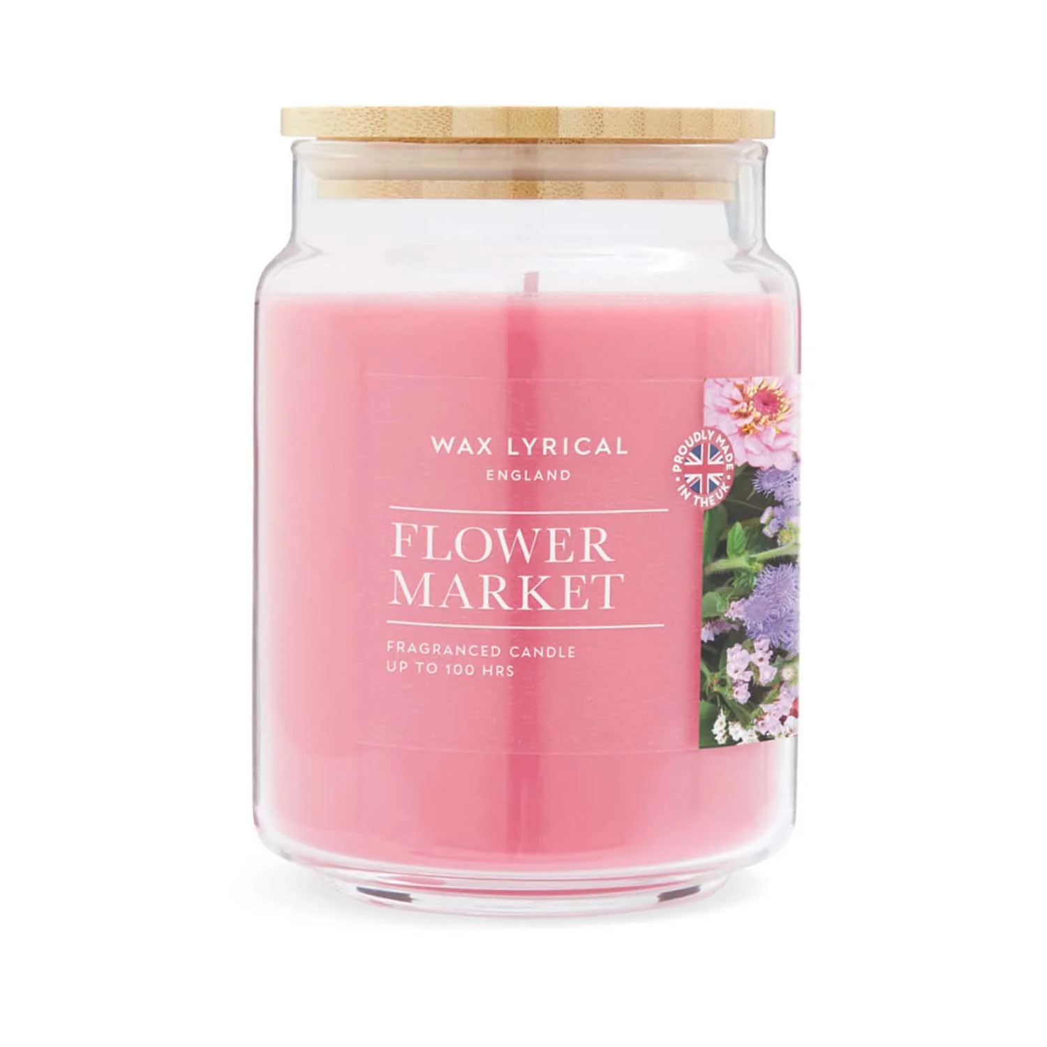 Wax Lyrical England Large Scented Candle Jar - Flower Market