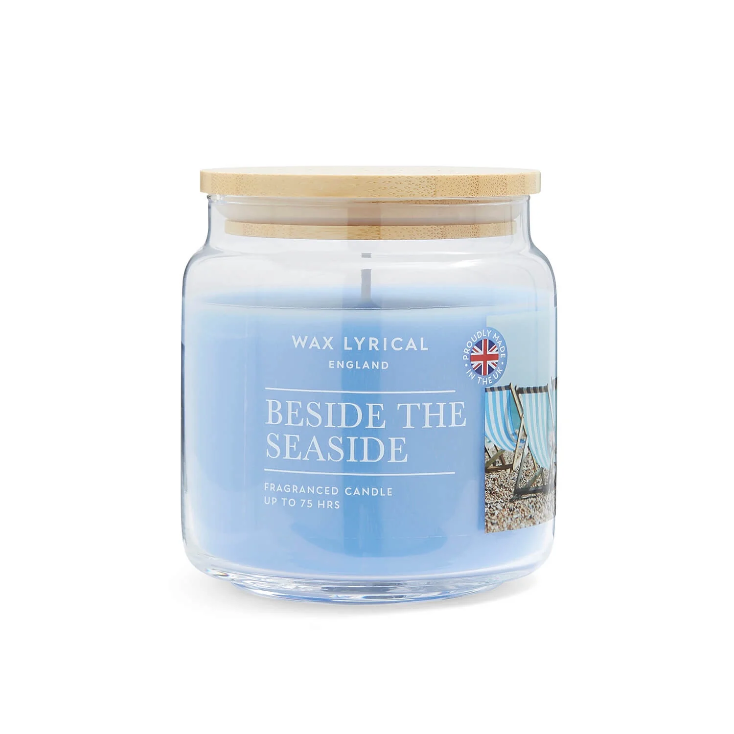 Wax Lyrical England Medium Scented Candle Jar - Beside The Seaside