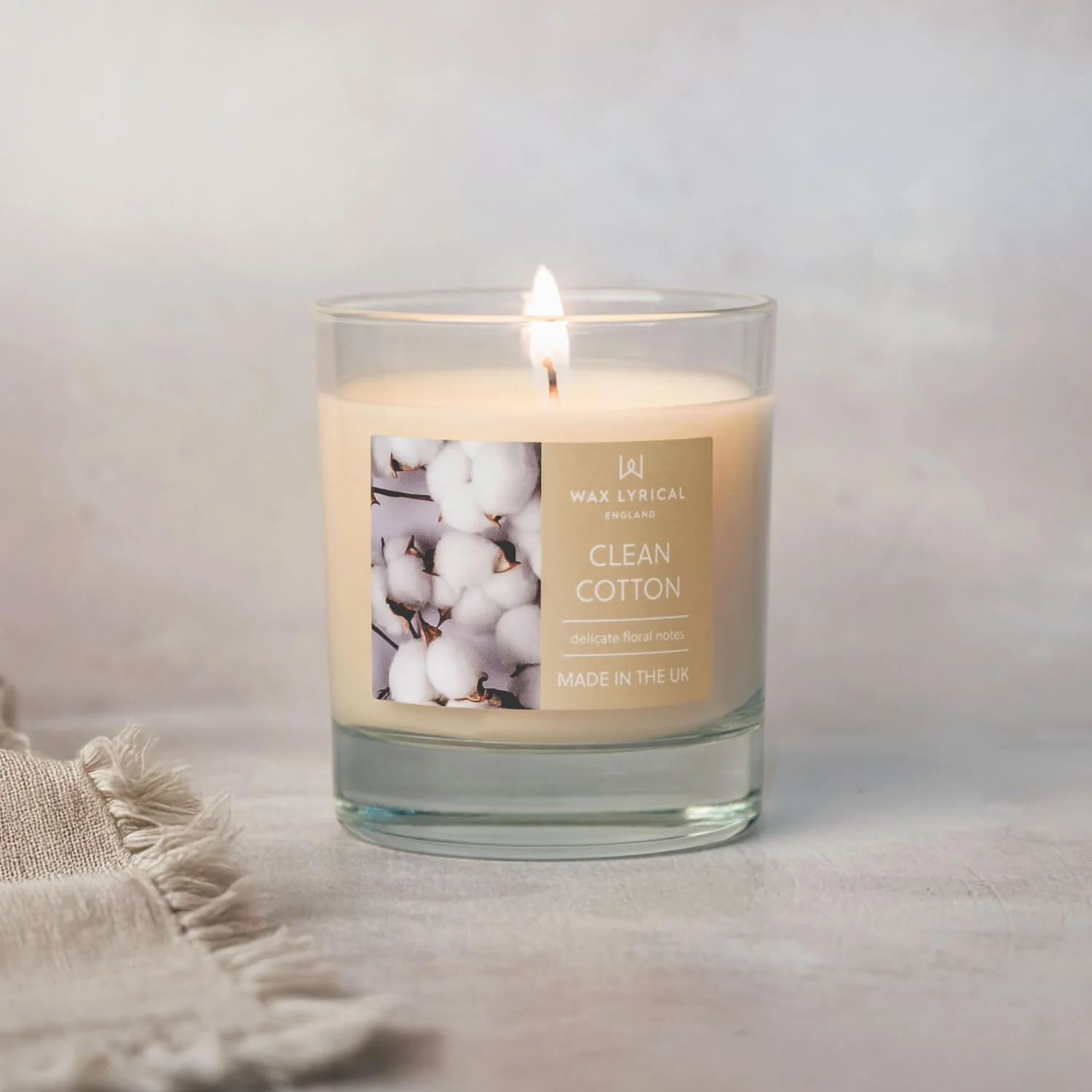 Wax Lyrical Scented Candle - Clean Cotton - Image 2