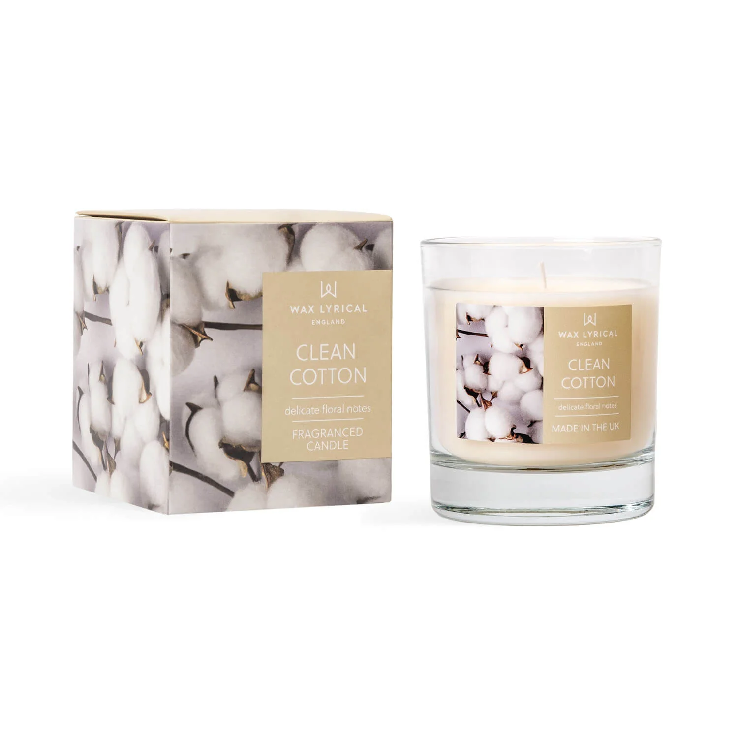 Wax Lyrical Scented Candle - Clean Cotton - Image 3