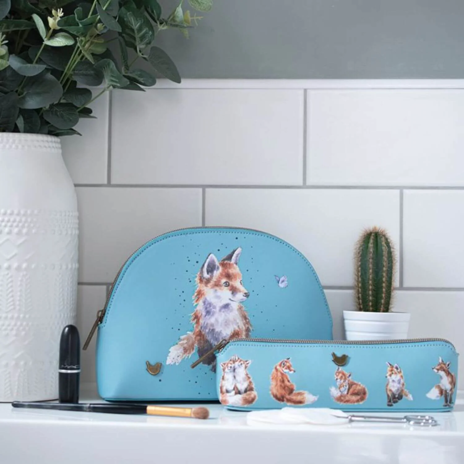 Wrendale Designs Brush Bag / Pencil Case - Born to be Wild - Image 3