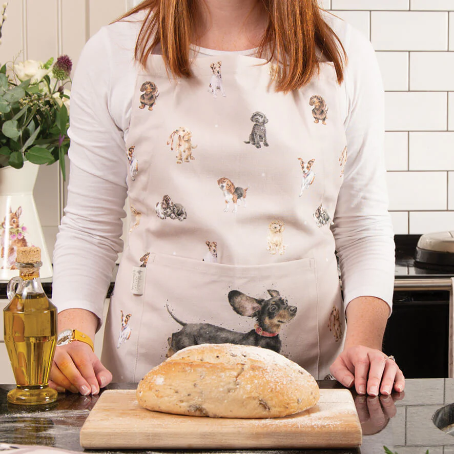 Wrendale Designs by Hannah Dale 100% Cotton Apron - A Dogs Life - Image 4