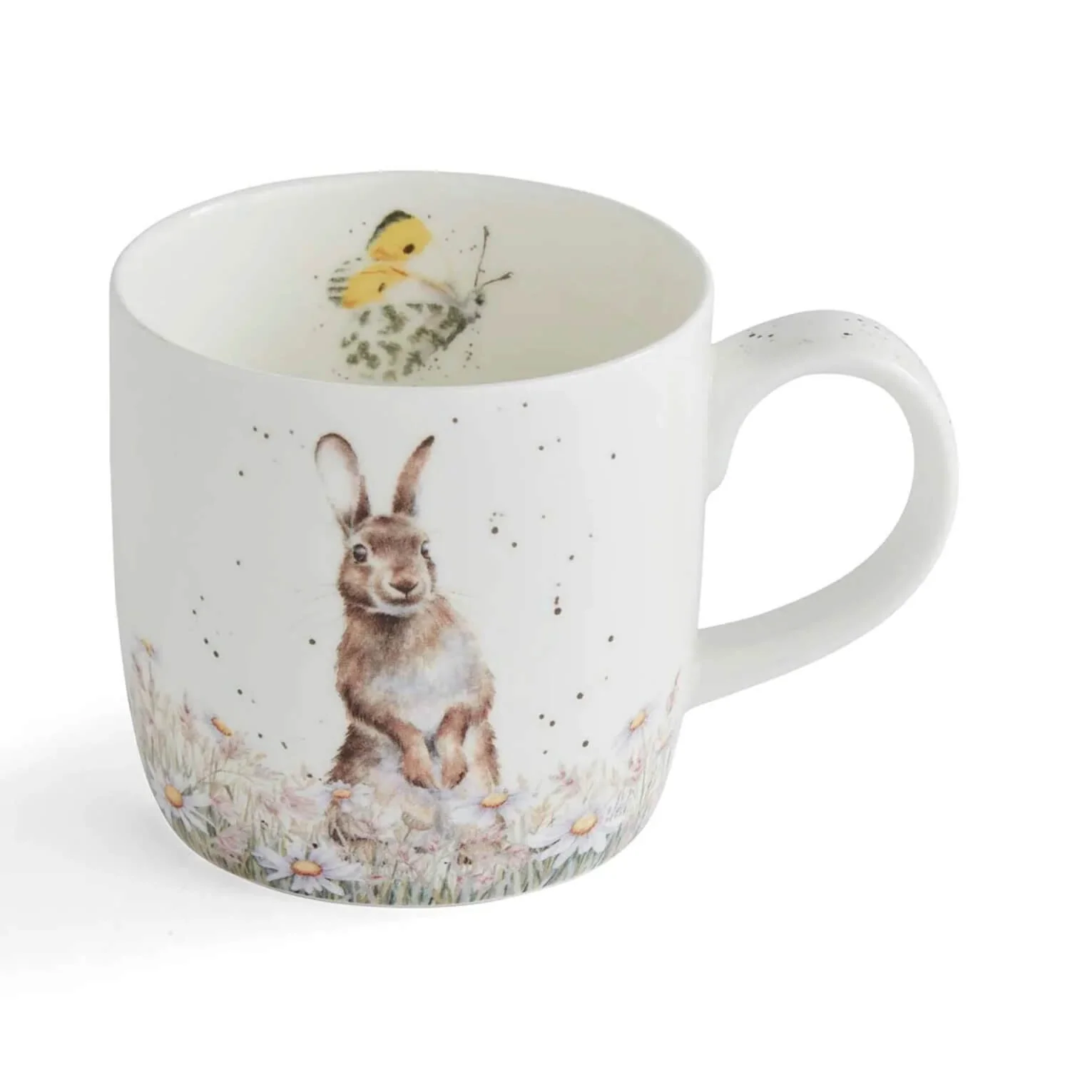 Wrendale Designs by Hannah Dale 310ml Fine China Mug - Fresh As A Daisy