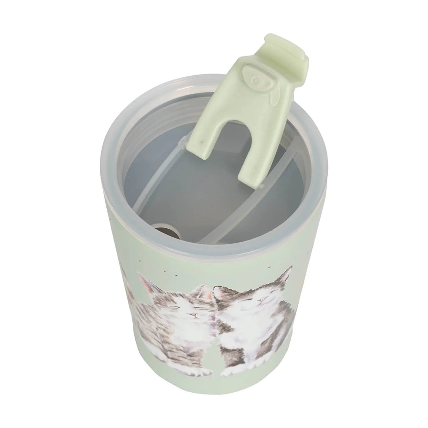 Wrendale Designs by Hannah Dale 320ml Thermal Travel Cup - Feline Friends - Image 2