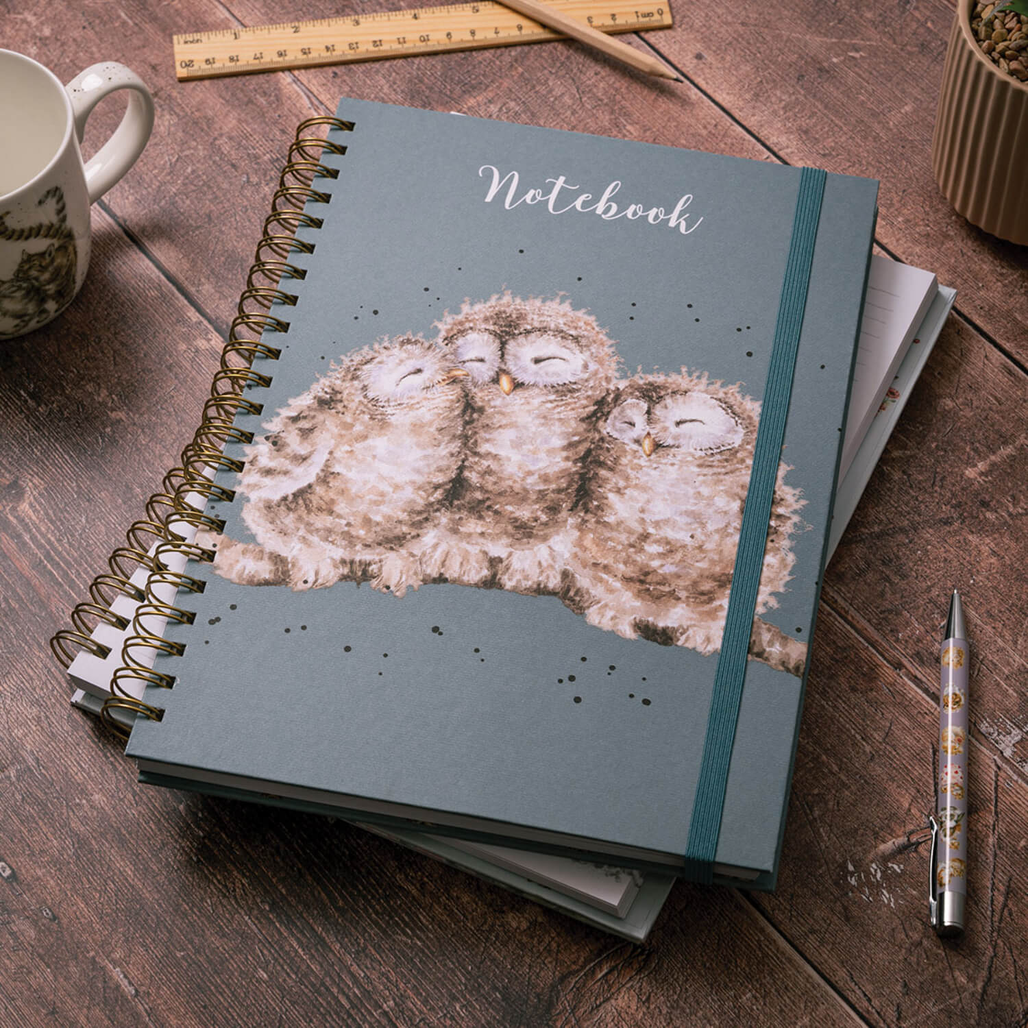 Wrendale Designs by Hannah Dale A4 Notebook - Owlets - Image 2