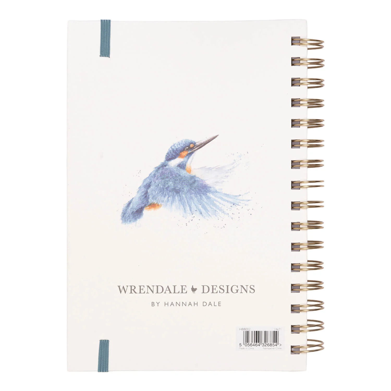 Wrendale Designs by Hannah Dale A5 Blank Notebook - Pond Dipping - Kingfisher - Image 3