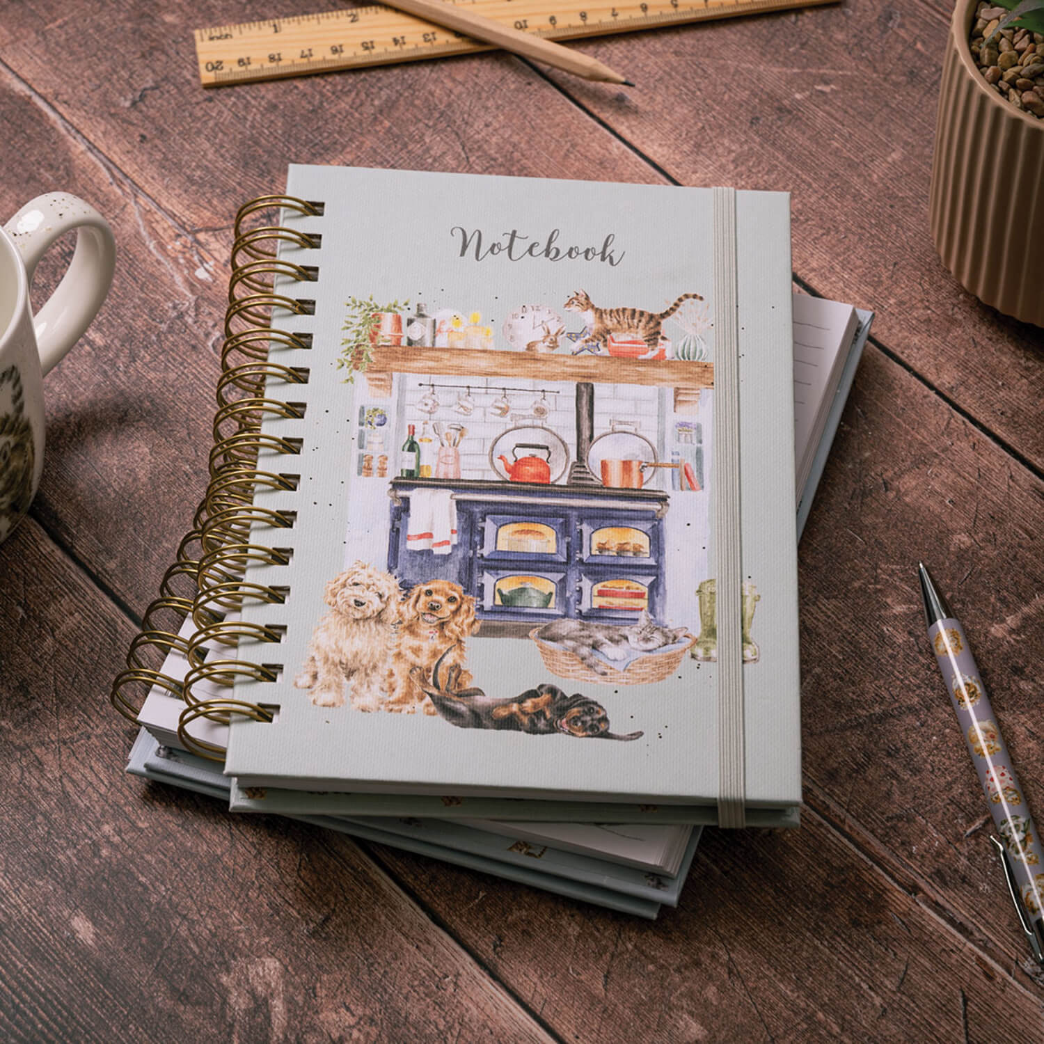 Wrendale Designs by Hannah Dale A5 Notebook - The Country Kitchen - Image 2