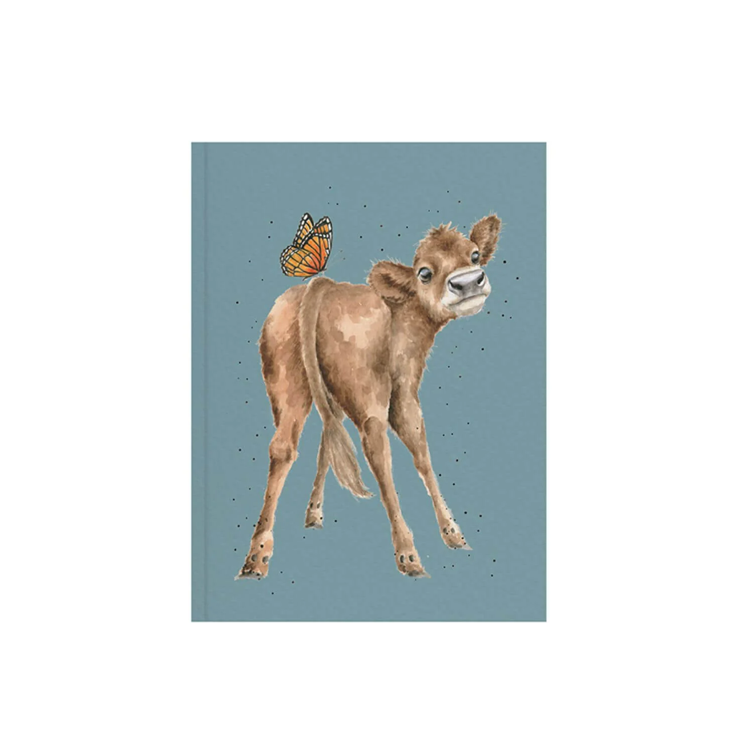 Wrendale Designs by Hannah Dale A6 Notebook - Fluttery Fabulous - Cow
