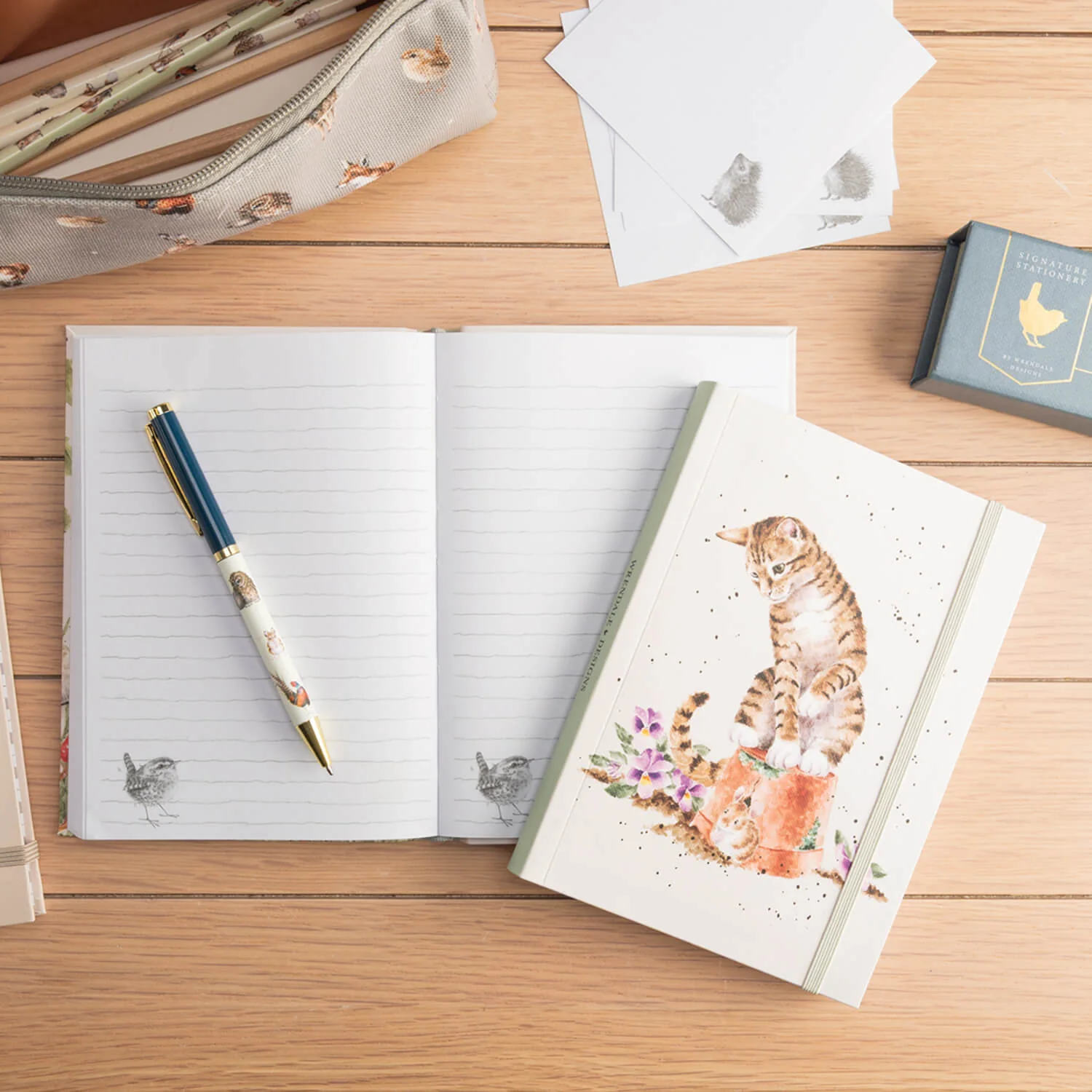 Wrendale Designs by Hannah Dale B6 Flexi Notebook - Hide & Squeak - Cat - Image 5