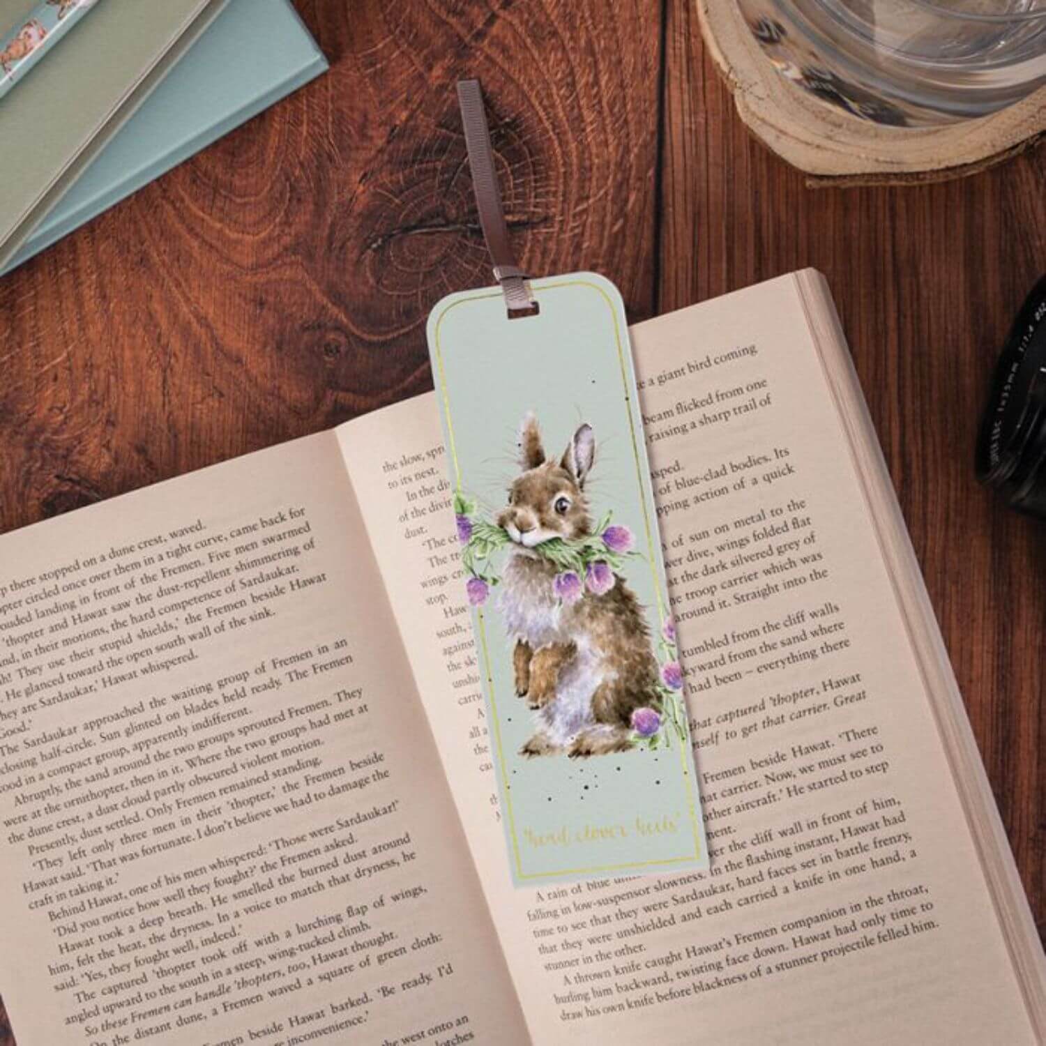 Wrendale Designs by Hannah Dale Bookmark - Head Clover Heels - Rabbit - Image 2