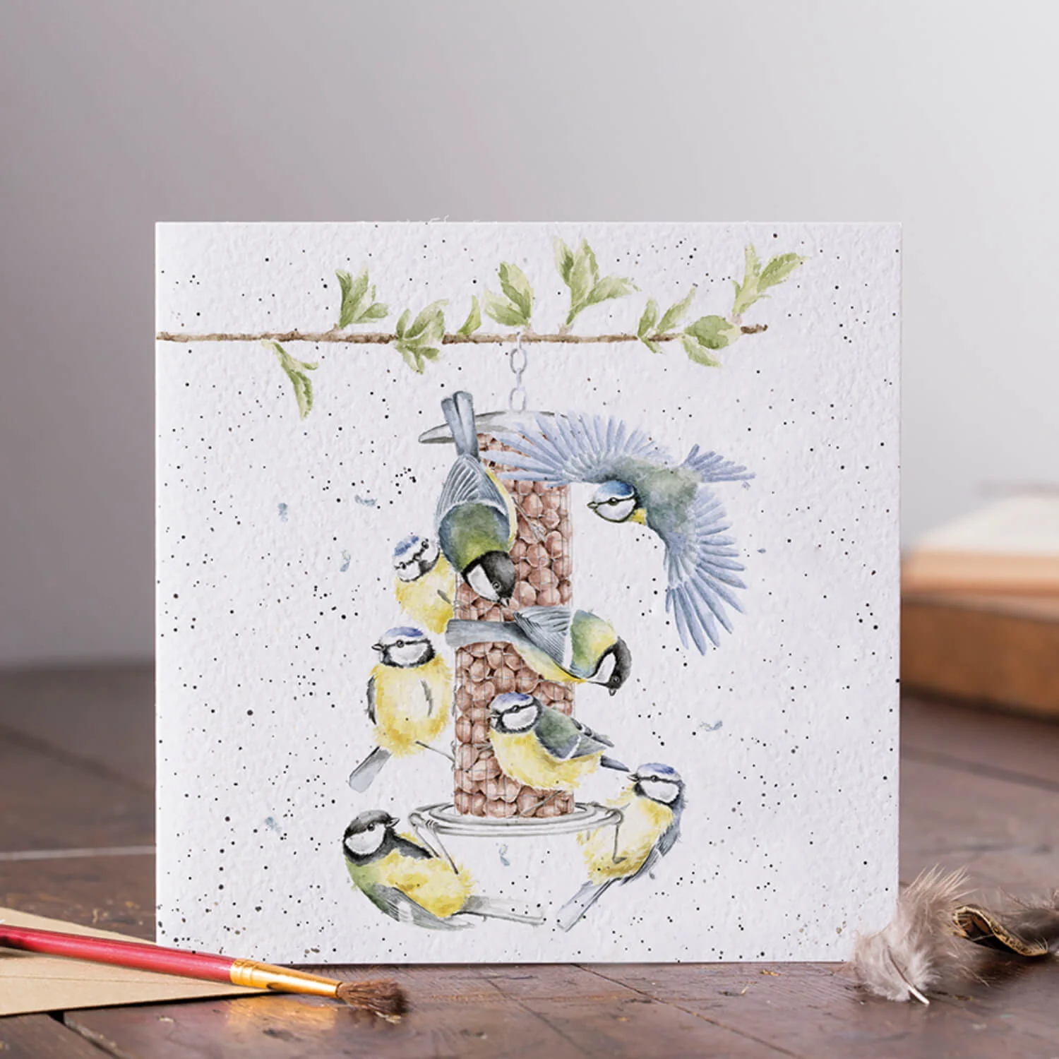 Wrendale Designs By Hannah Dale Card - Bon Appétit! - Blue Tit - Image 2