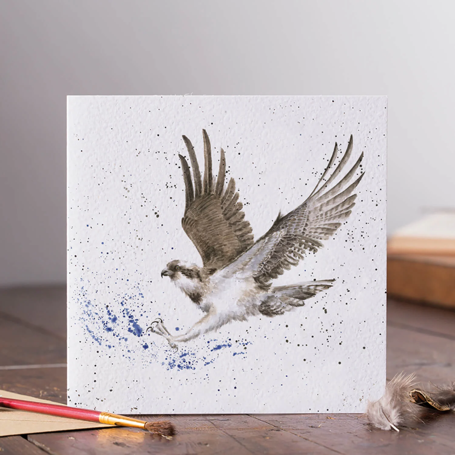 Wrendale Designs By Hannah Dale Card - Gone Fishing - Osprey - Image 2