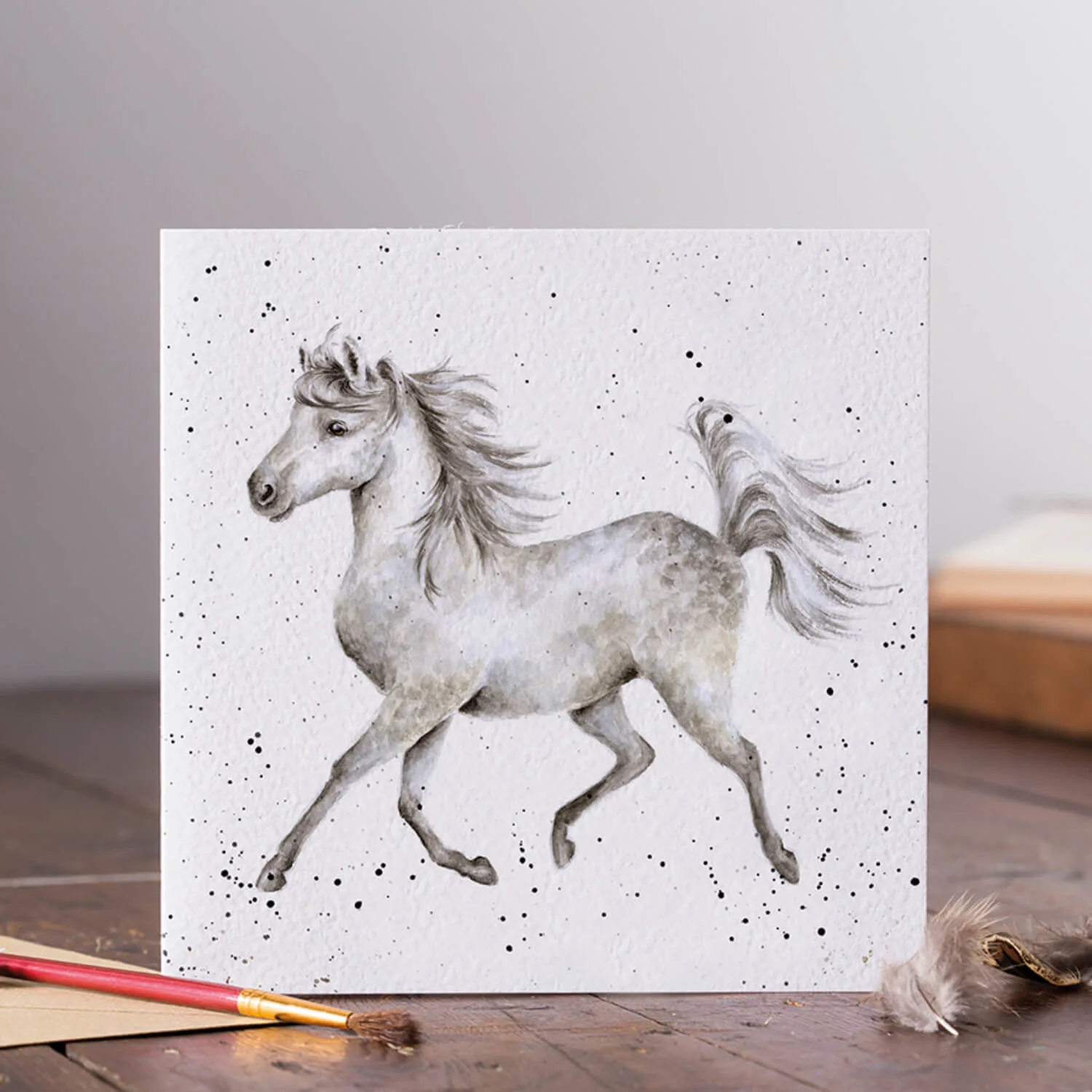 Wrendale Designs By Hannah Dale Card - Hot To Trot - Horse - Image 2