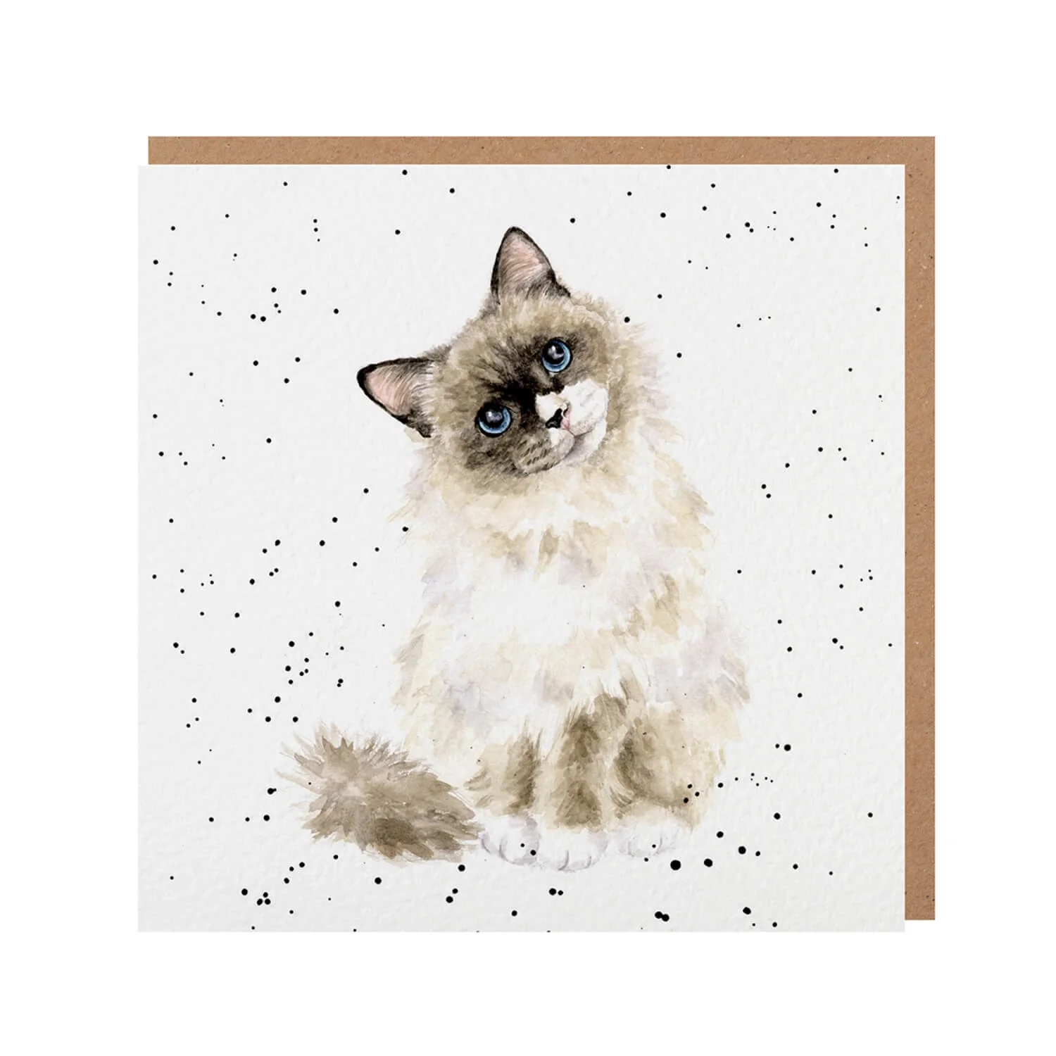 Wrendale Designs by Hannah Dale Card - Paws for Thought - Cat