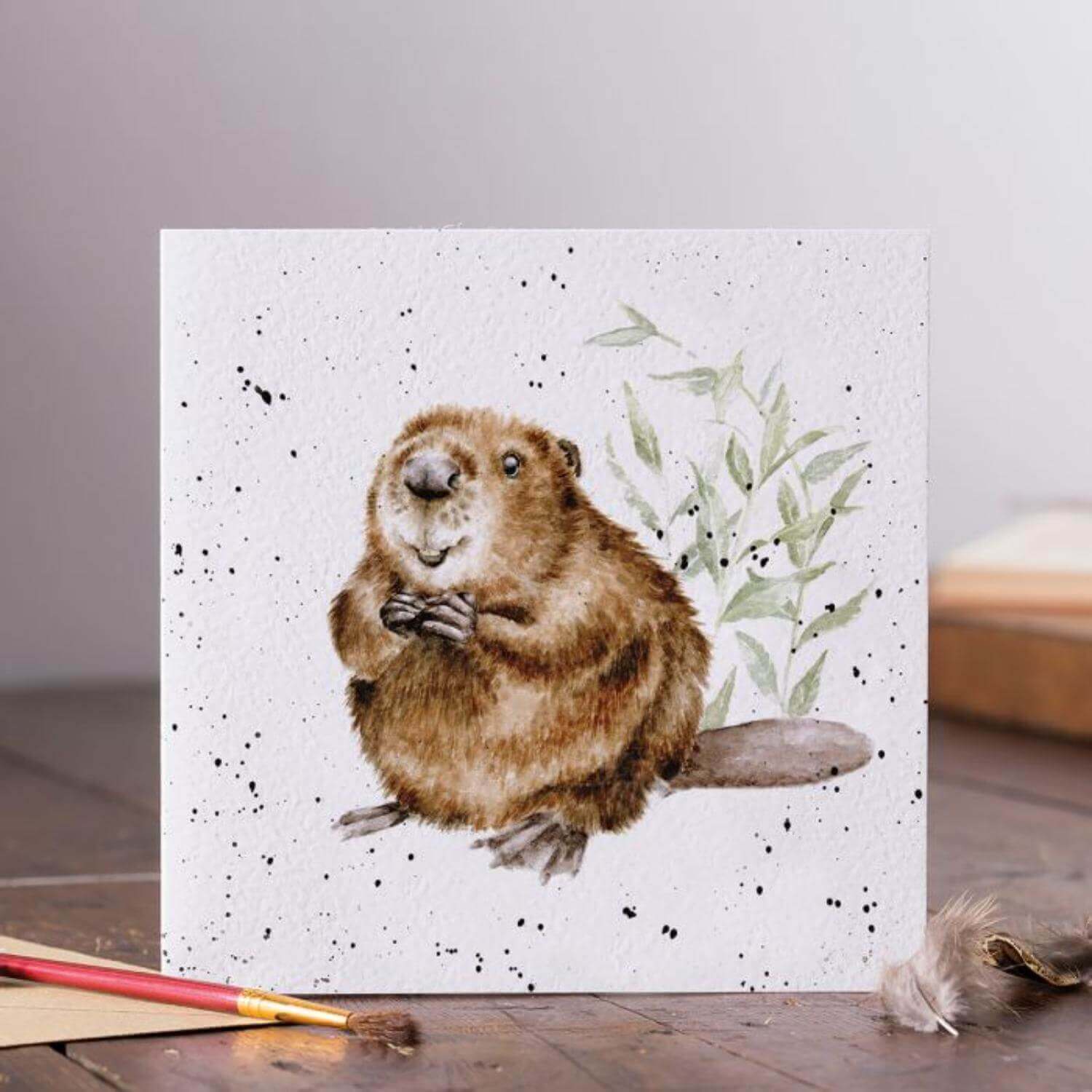 Wrendale Designs by Hannah Dale Card - The Arborist - Beaver - Image 2