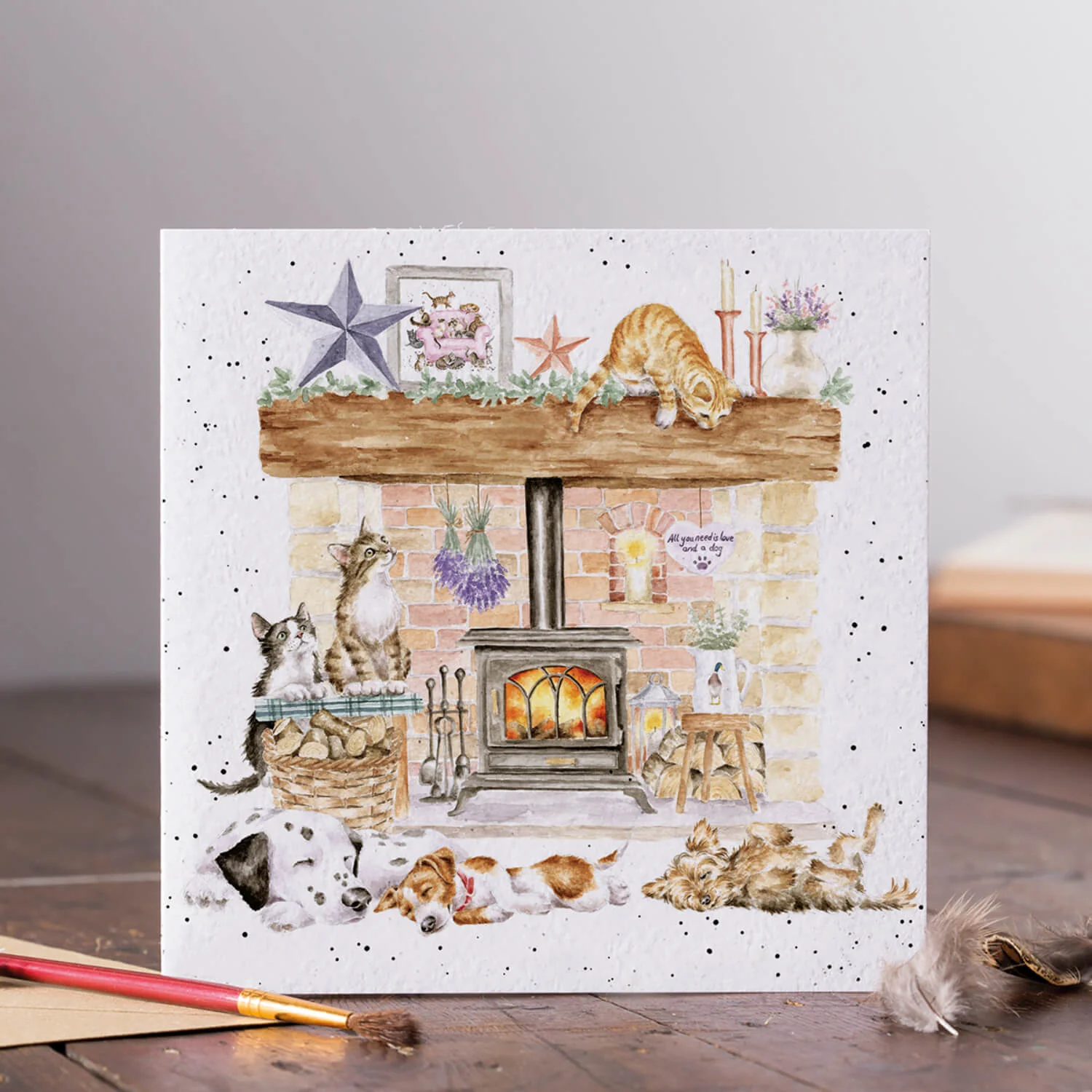 Wrendale Designs by Hannah Dale Card - There's No Place Like Home - Image 2