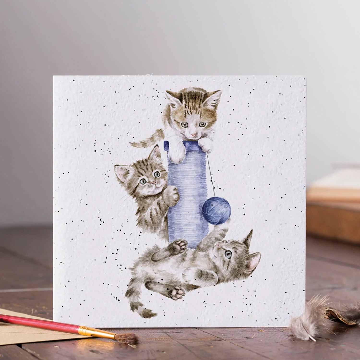 Wrendale Designs by Hannah Dale Card - Three's A Crowd - Image 2