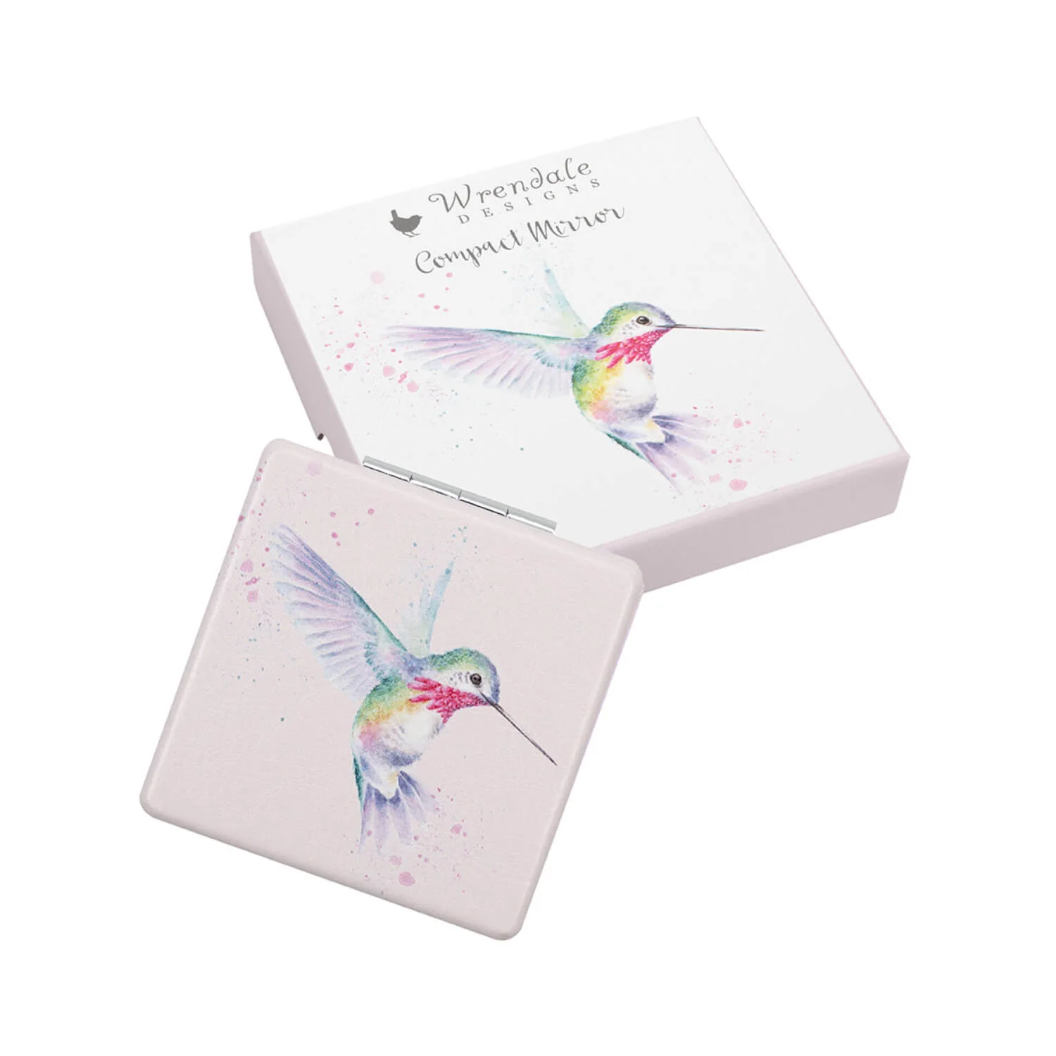 Wrendale Designs by Hannah Dale Compact Mirror - Wisteria Wishes - Hummingbird - Image 2