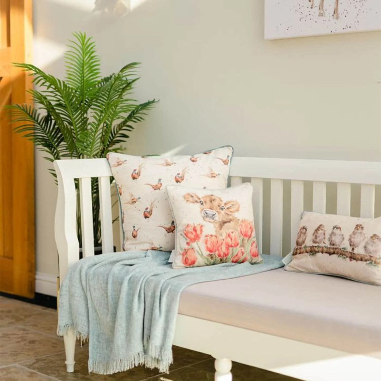 Wrendale Designs by Hannah Dale Cushion - Bessie Cow - Image 3