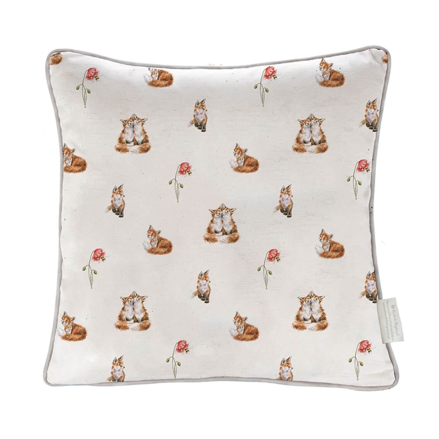 Wrendale Designs by Hannah Dale Cushion - Poppy Field - Image 2