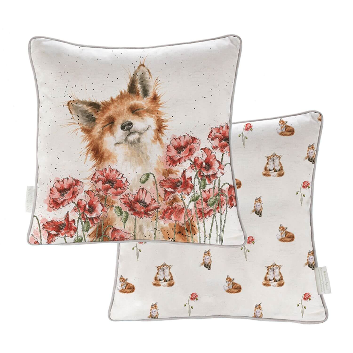 Wrendale Designs by Hannah Dale Cushion - Poppy Field - Image 3