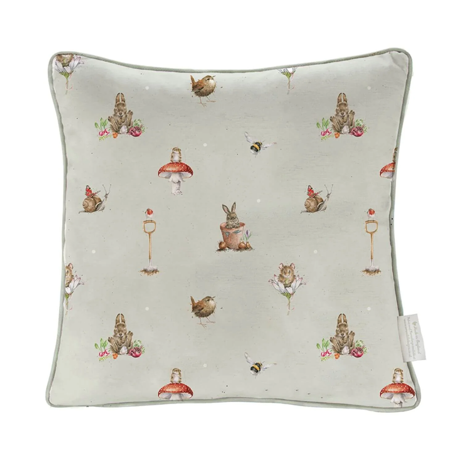 Wrendale Designs by Hannah Dale Cushion - The Flower Pot - Image 2