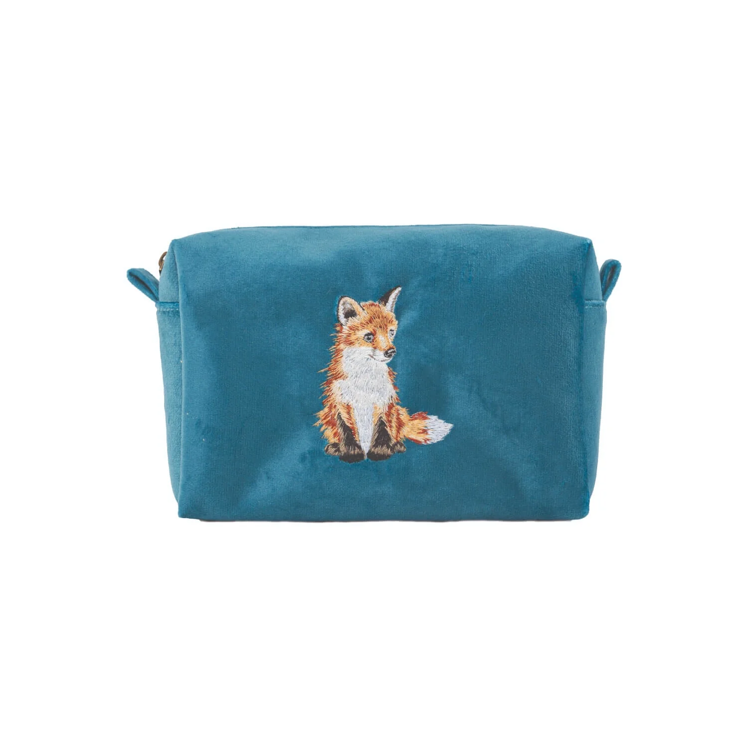 Wrendale Designs by Hannah Dale Embroidered Make Up Bag - Daydreamer - Fox