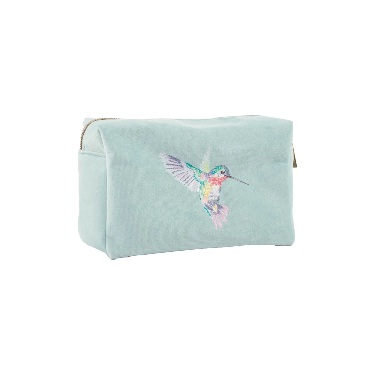 Wrendale Designs by Hannah Dale Embroidered Make Up Bag - Wisteria Wishes - Hummingbird - Image 2