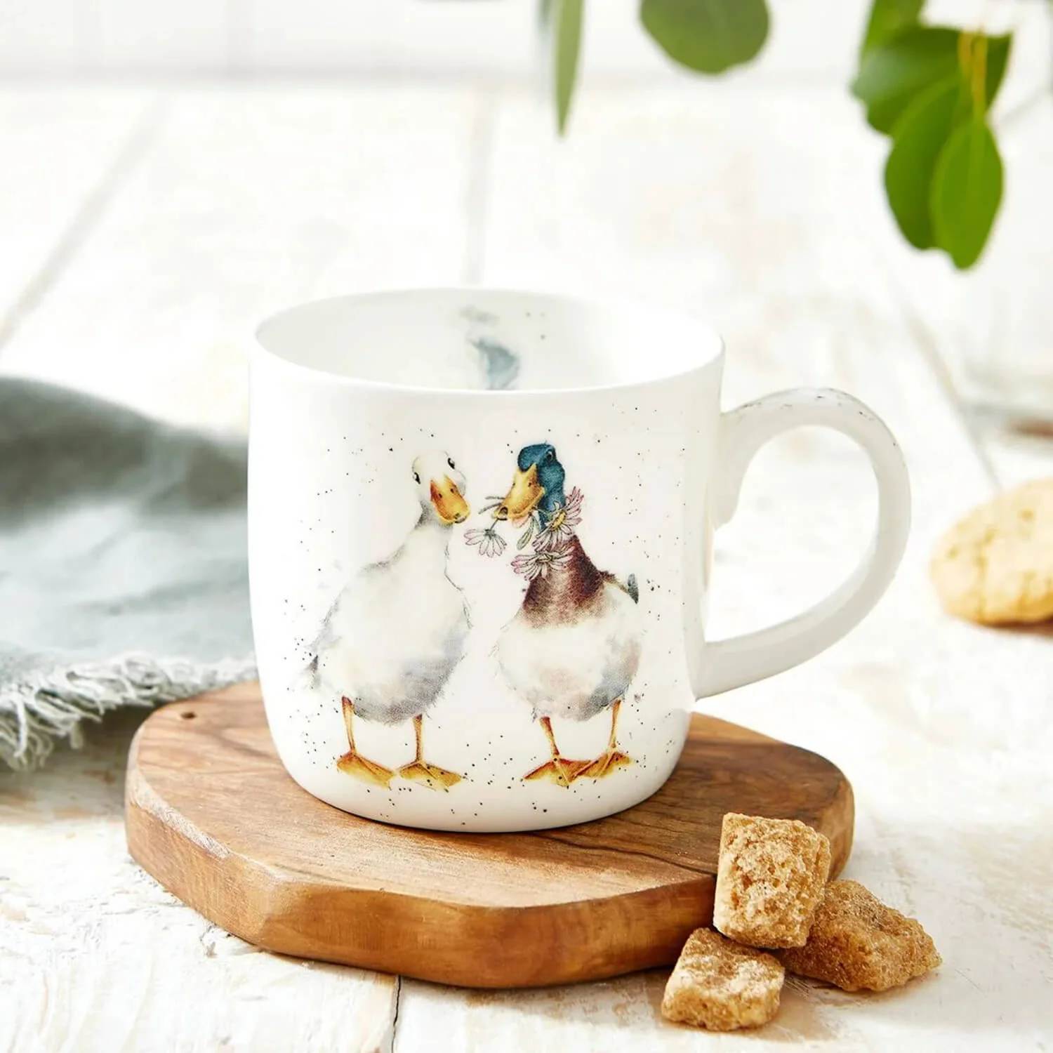 Wrendale Designs by Hannah Dale Fine China 310ml Mug - Duck Love - Image 6