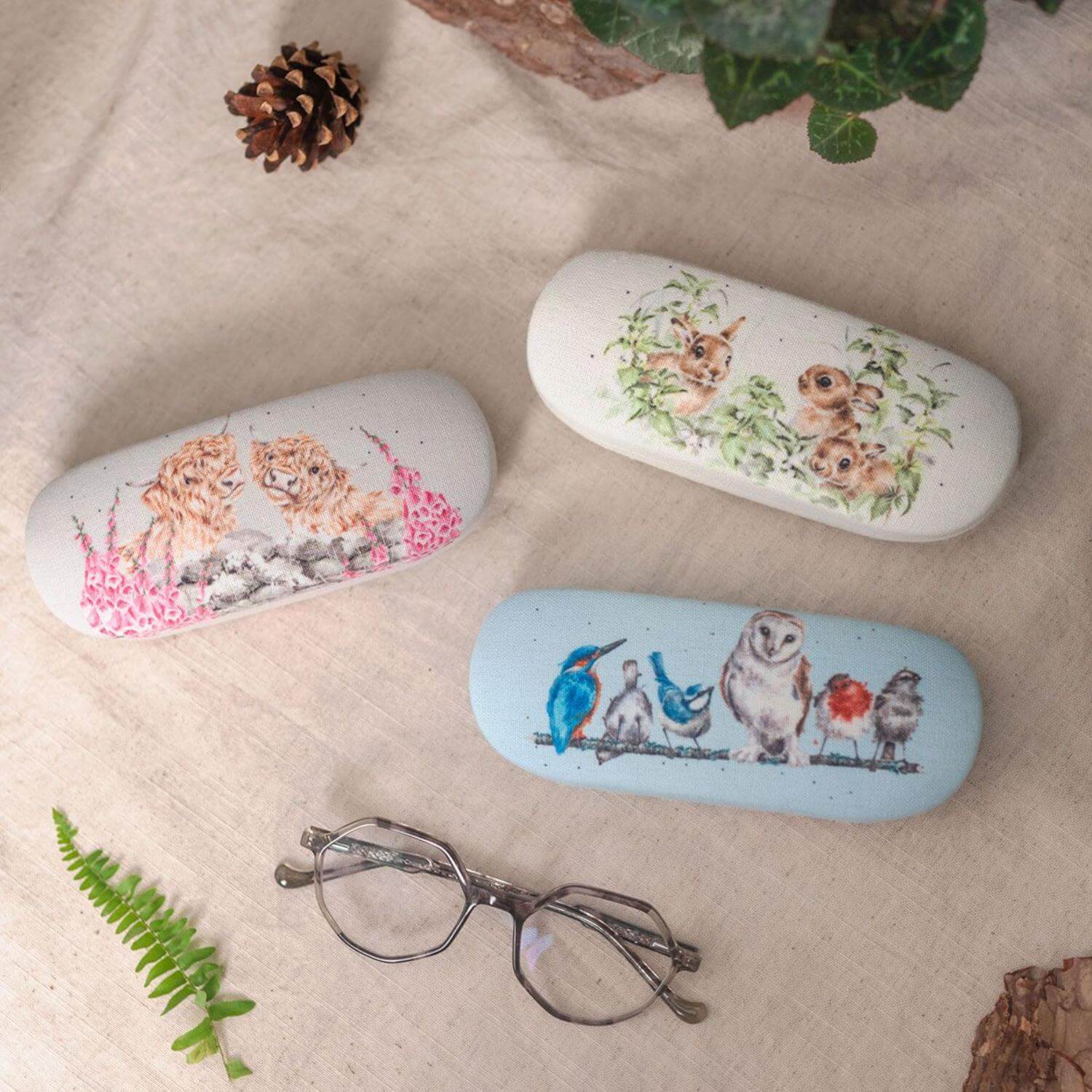 Wrendale Designs by Hannah Dale Glasses Case - Just For Moo - Highland Cow - Image 5