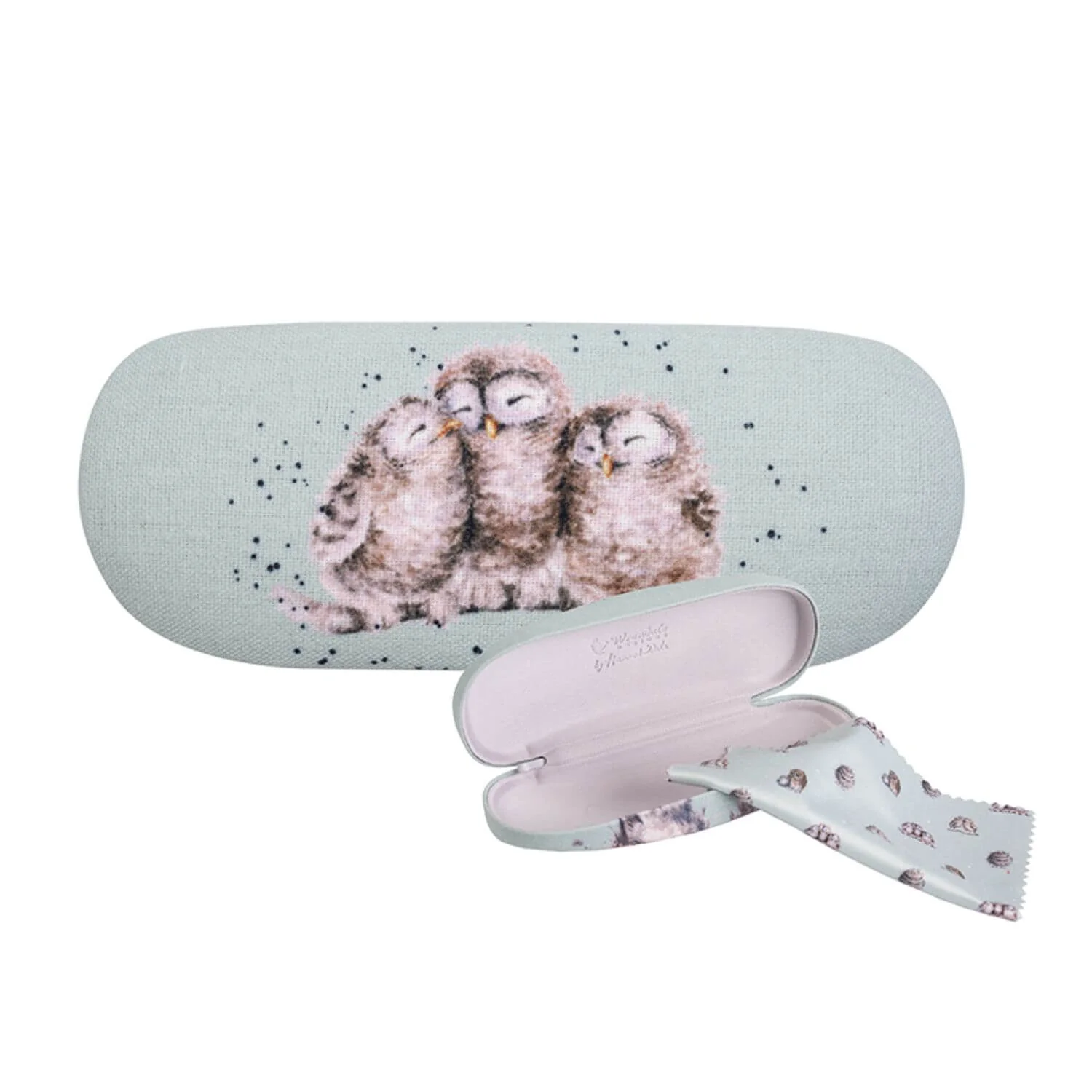 Wrendale Designs by Hannah Dale Glasses Case - Owlets - Owl - Image 4