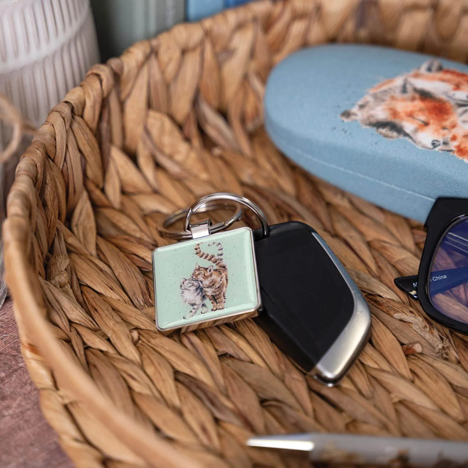Wrendale Designs by Hannah Dale Key Ring - Feline Good - Image 2