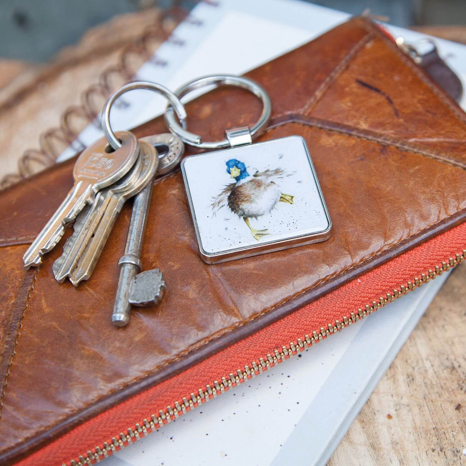 Wrendale Designs by Hannah Dale Keyring - A Waddle and a Quack - Image 2