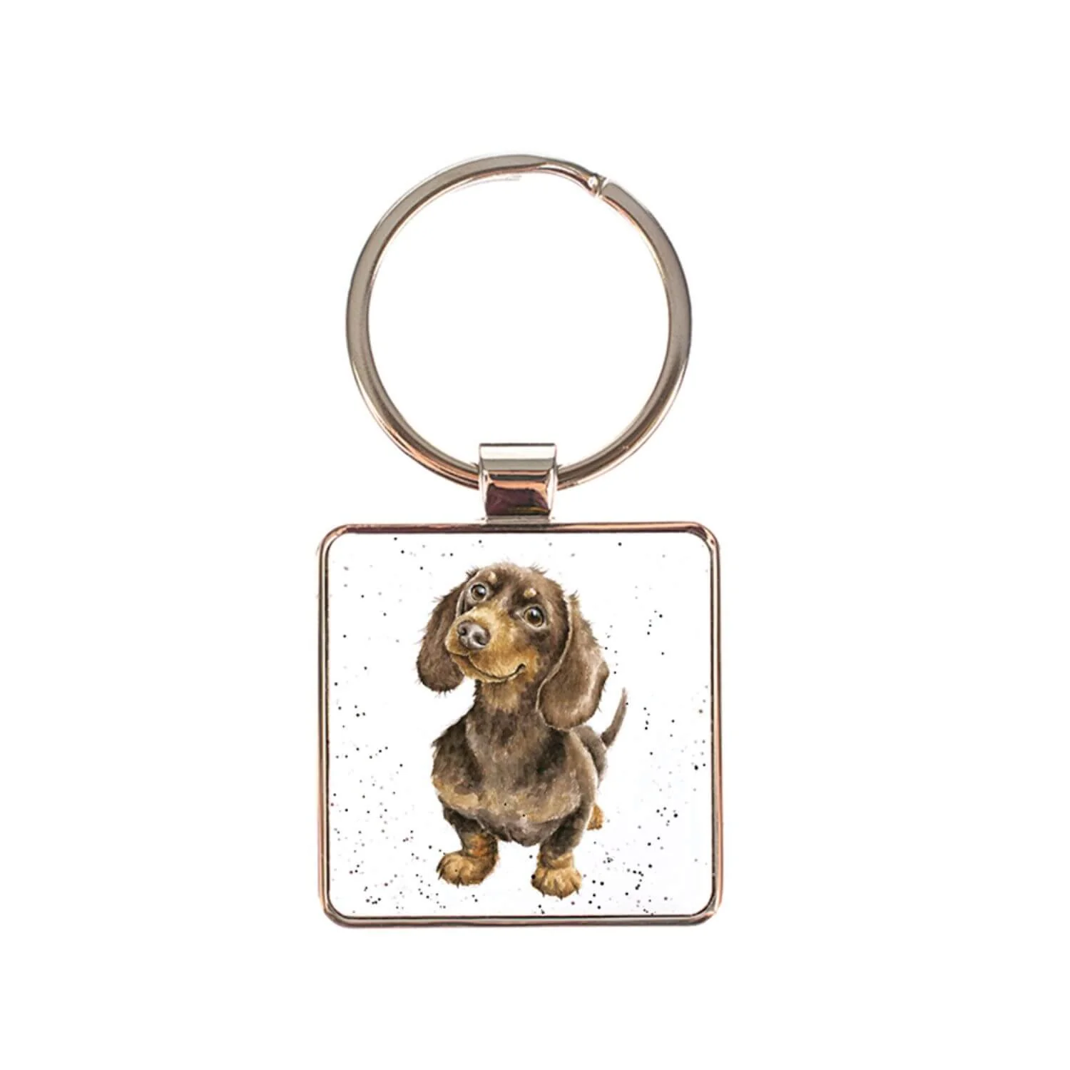 Wrendale Designs Keyring - Dachshund Little One