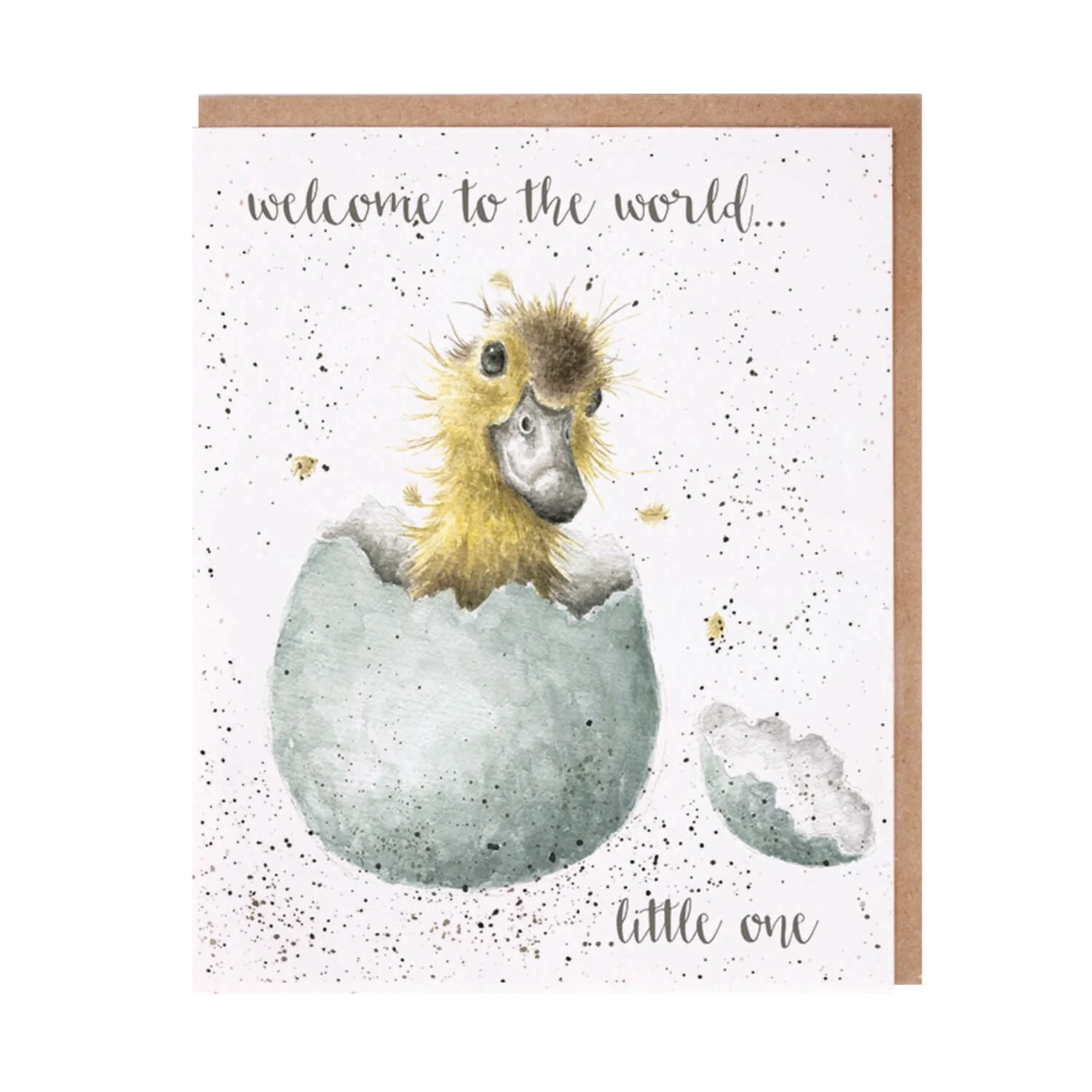 Wrendale Designs by Hannah Dale 'Little One' New Baby Card - Duck