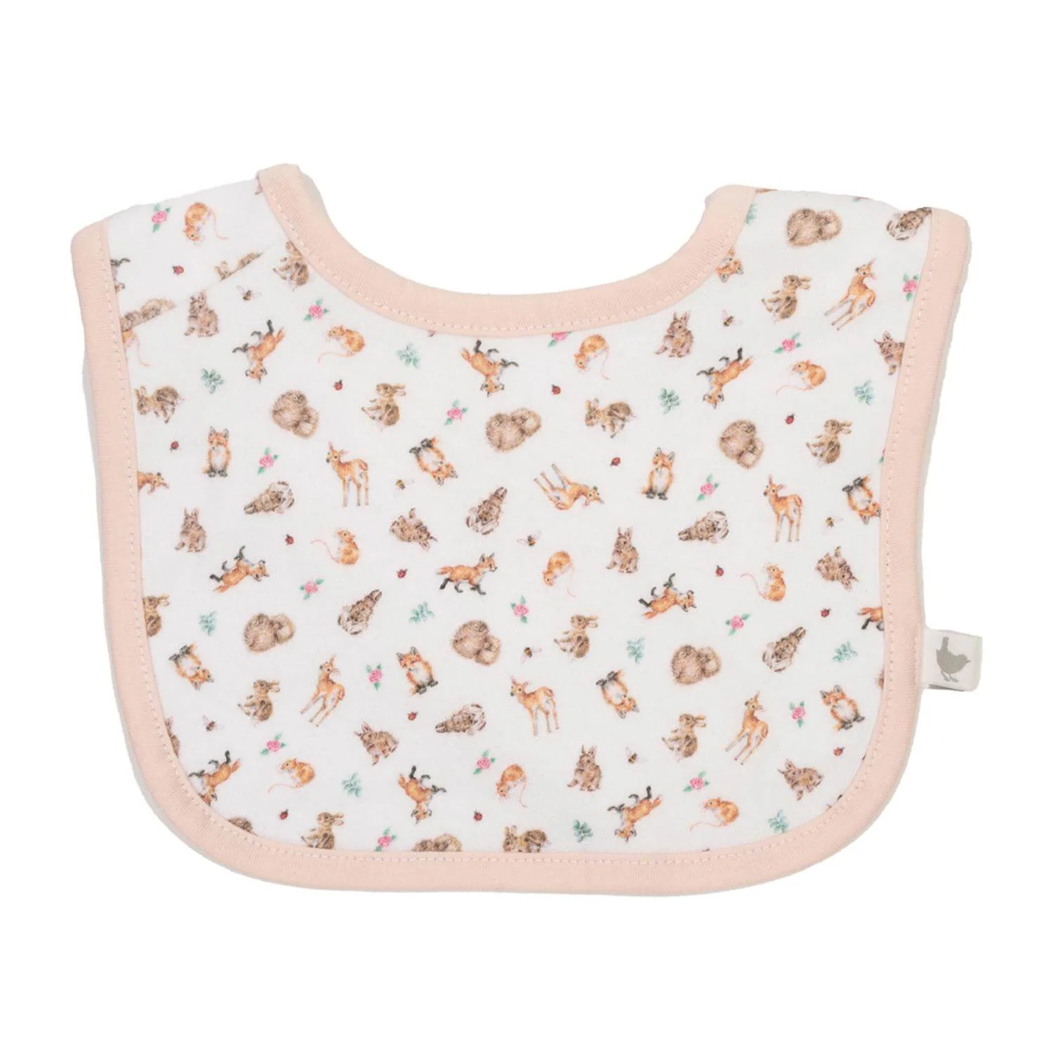 Wrendale Designs by Hannah Dale Little Wren 100% Cotton Bib Gift Set - Little Forest - Image 2