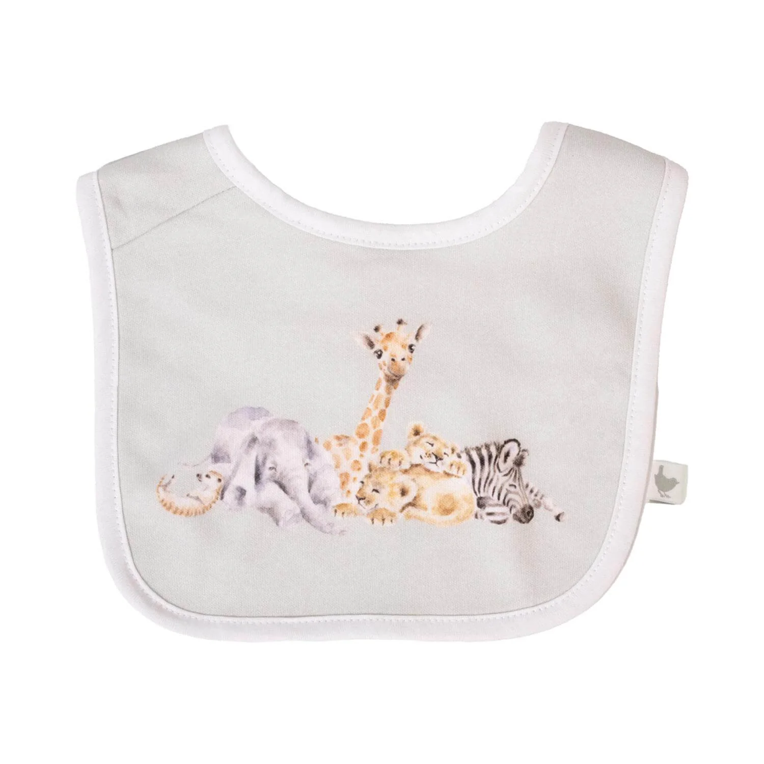 Wrendale Designs by Hannah Dale Little Wren 100% Cotton Bib Gift Set - Little Savannah - Image 2