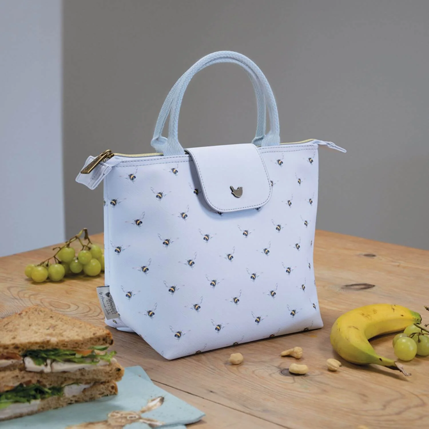 Wrendale Designs by Hannah Dale Lunch Bag - Busy Bee - Image 2