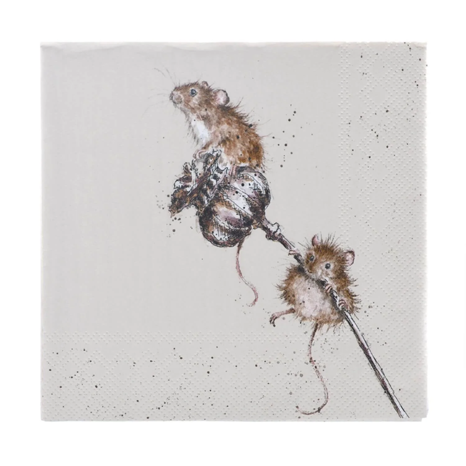Wrendale Designs by Hannah Dale Lunch Napkins - Country Mice