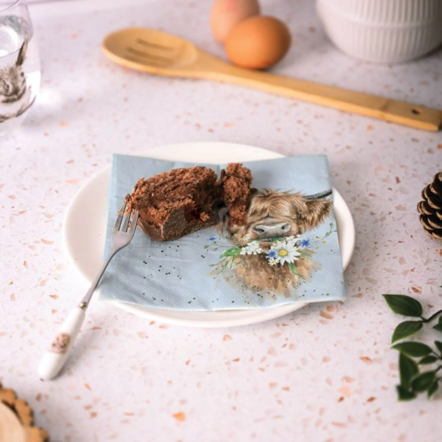 Wrendale Designs by Hannah Dale Lunch Napkins - Daisy Coo - Image 2