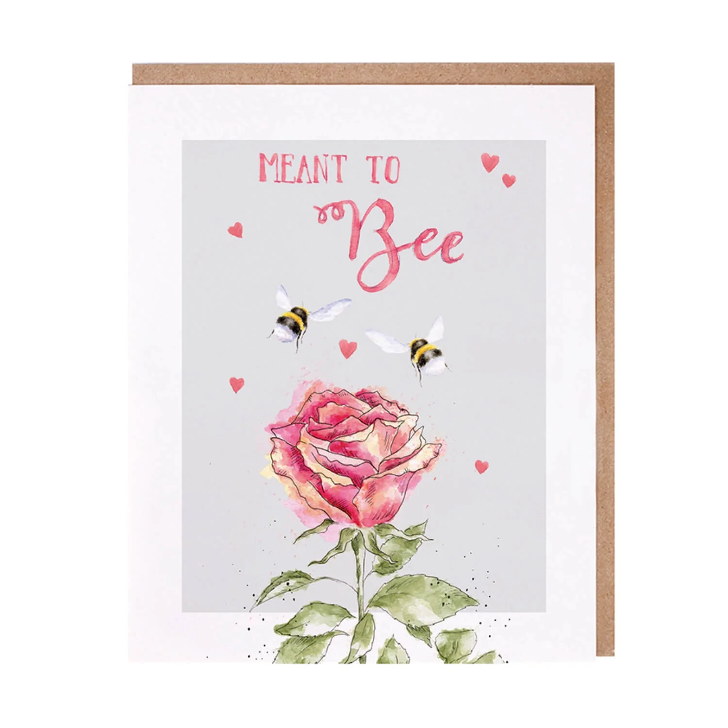 Wrendale Designs by Hannah Dale 'Meant To Bee' Engagement Card - Bee