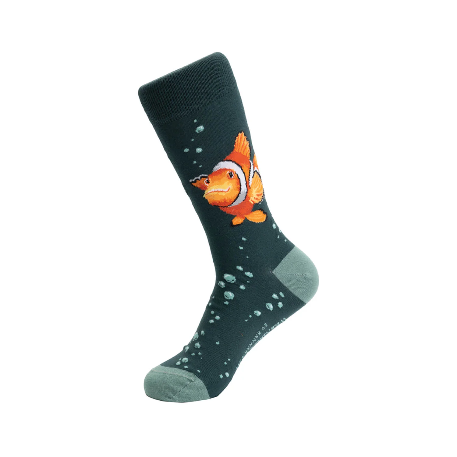 Wrendale Designs by Hannah Dale Mens Bamboo Socks - Clowning Around - Fish - Image 2