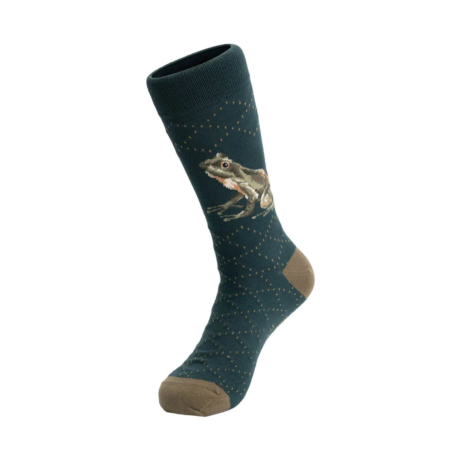 Wrendale Designs by Hannah Dale Mens Bamboo Socks - The Happy Frog - Frog - Image 2
