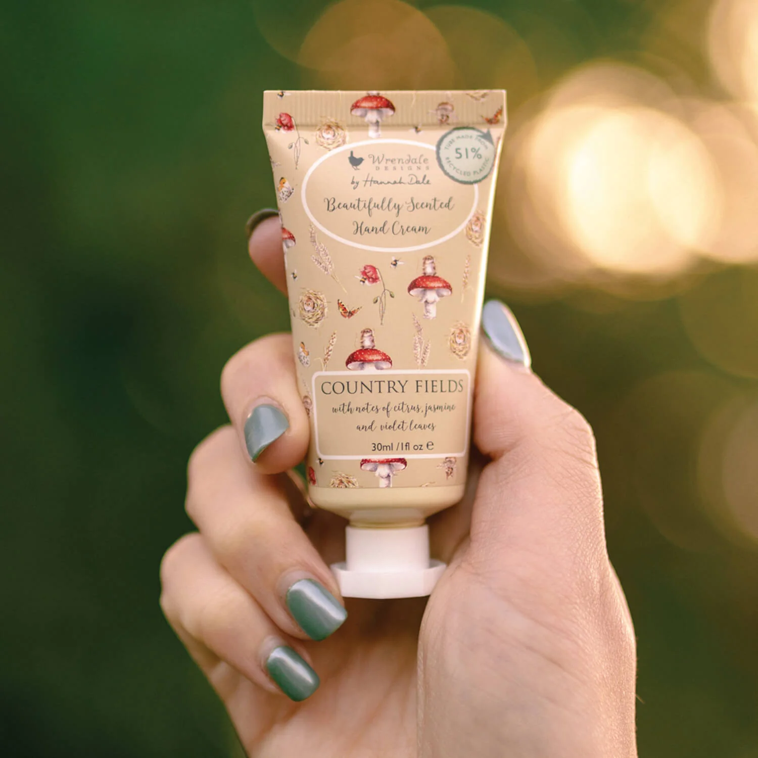 Wrendale Designs By Hannah Dale Mini Hand Cream - Country Fields - Mouse - Image 2