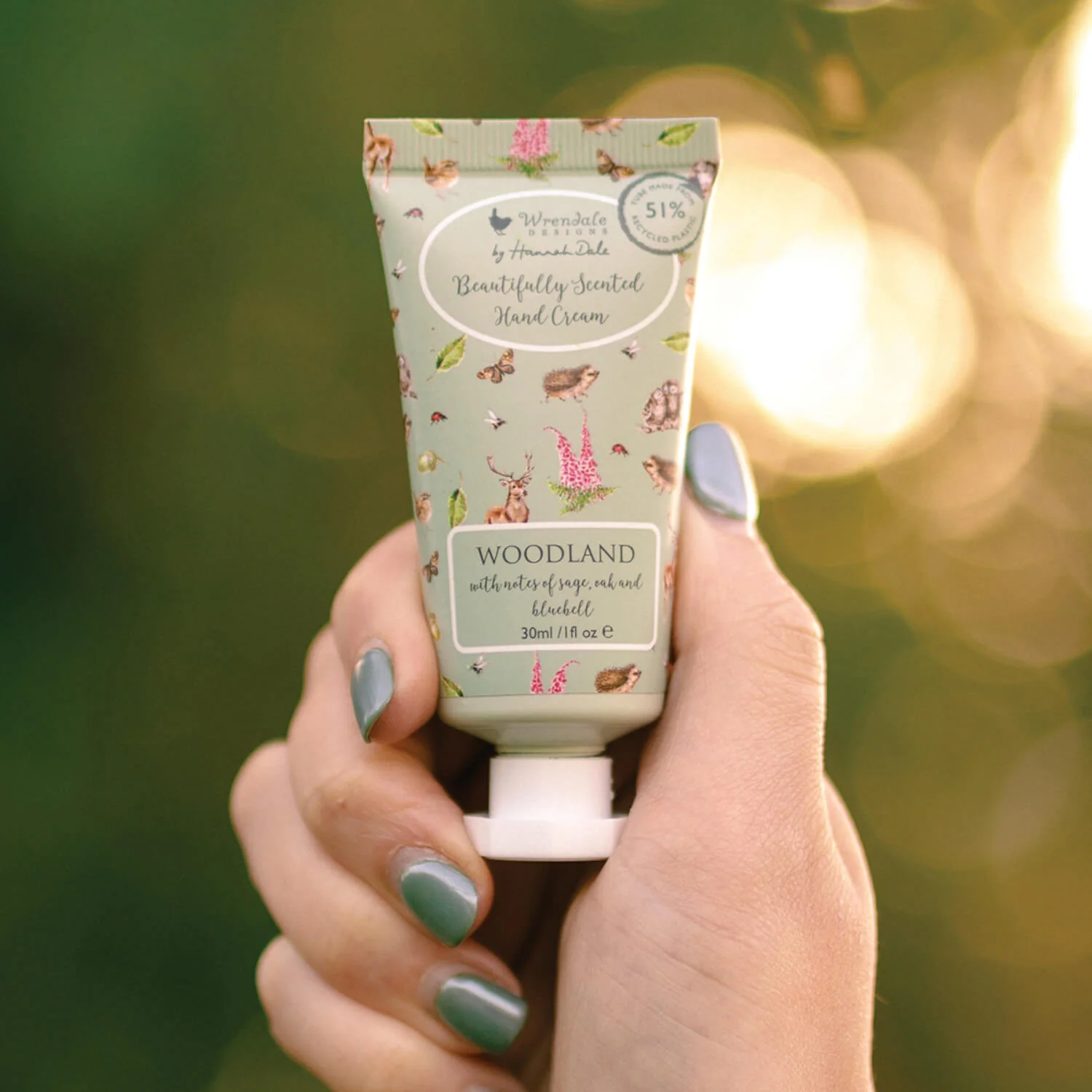 Wrendale Designs By Hannah Dale Mini Hand Cream - Woodland - Owl & Hedgehog - Image 2
