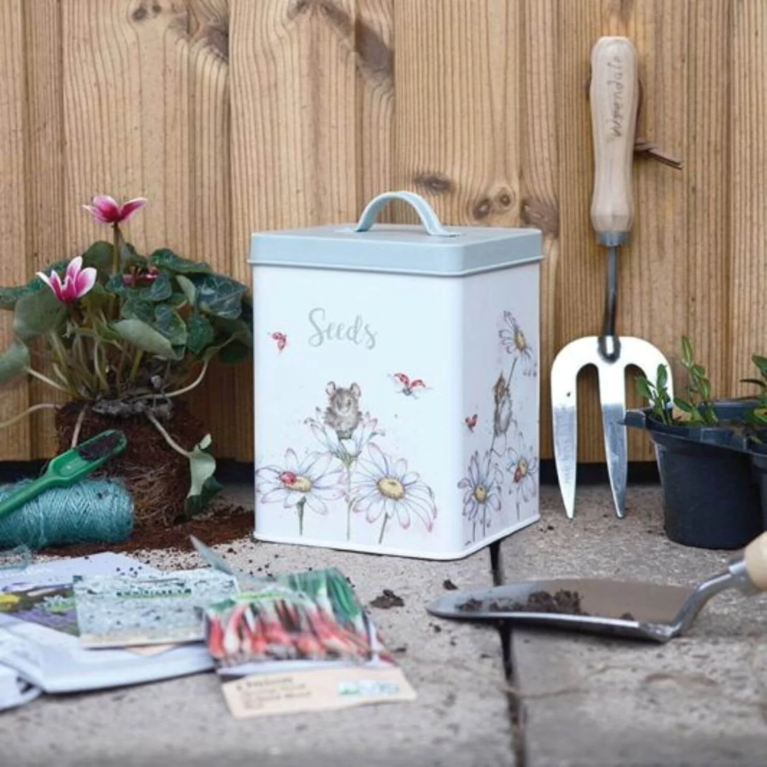 Wrendale Designs Seed Tin - Mouse - Image 3