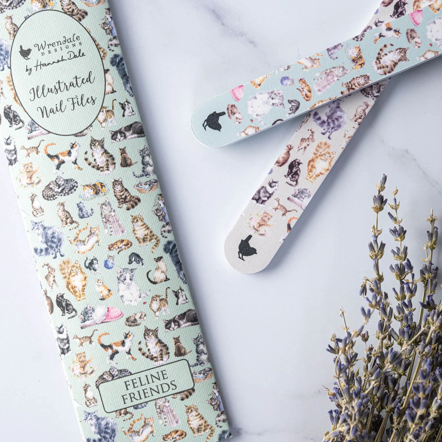 Wrendale Designs by Hannah Dale Nail File Set - Feline Friends - Image 3