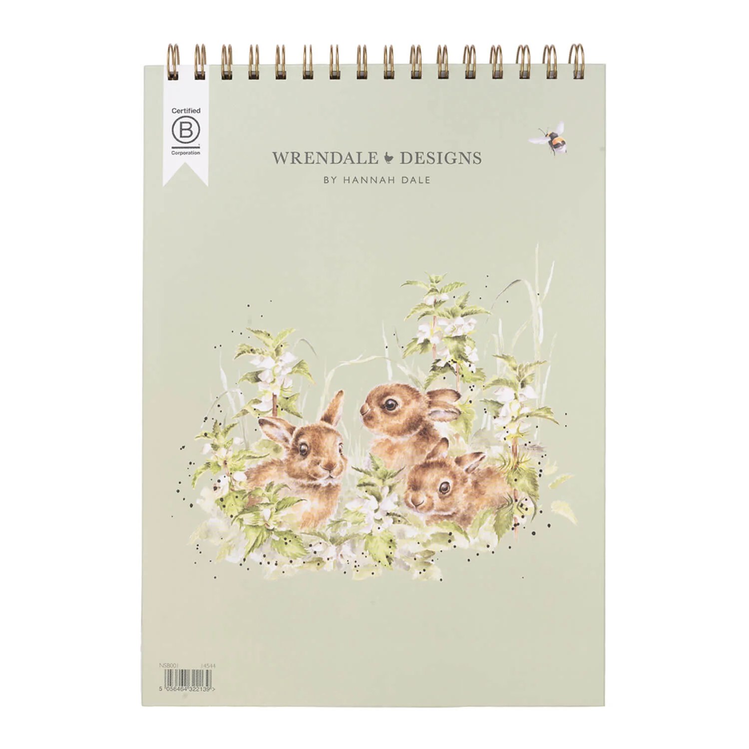 Wrendale Designs by Hannah Dale Nature A4 Sketchbook - Hidden in the Hedgerow - Image 2