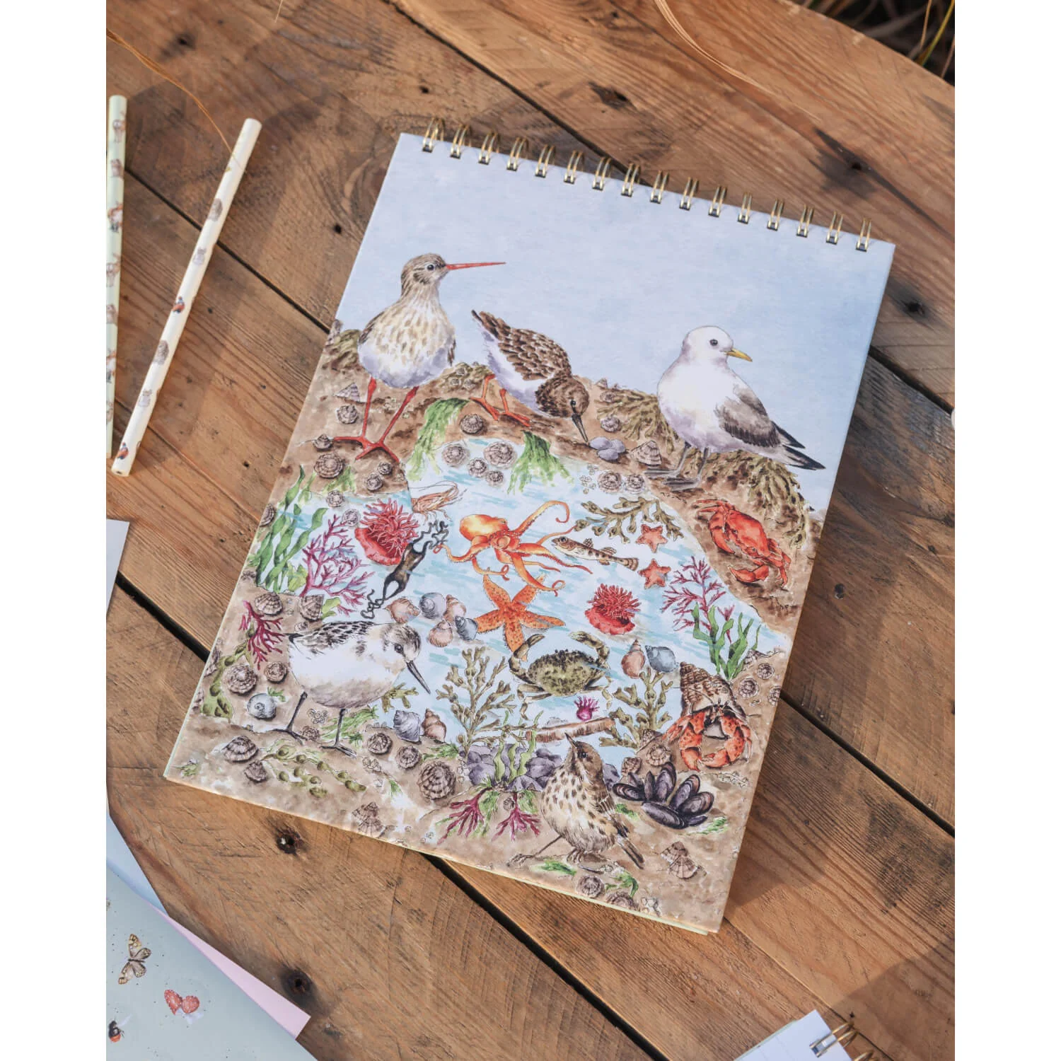 Wrendale Designs by Hannah Dale Nature A4 Sketchbook - Secrets of the Sea - Image 6